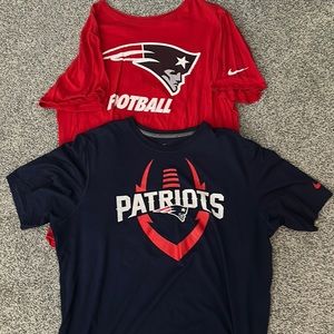 Nike New England Patriot tee shirts 2 pack